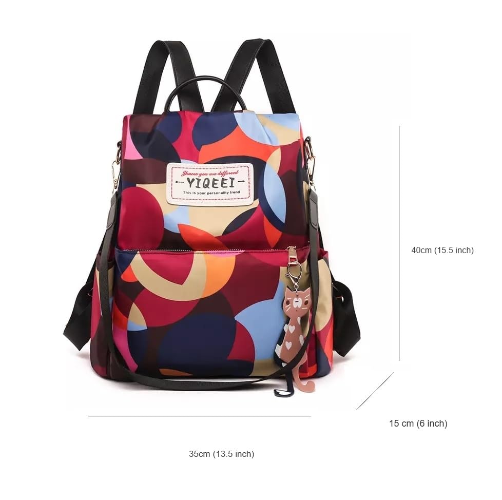 BANQLYN Shoulder Bag for Women's Stylish Ladies Messenger Bags Purse and Handbags Wallet Mini Backpack Purse Backpack Girls College Bags (Colorful) (Multicolour) (Medium size)