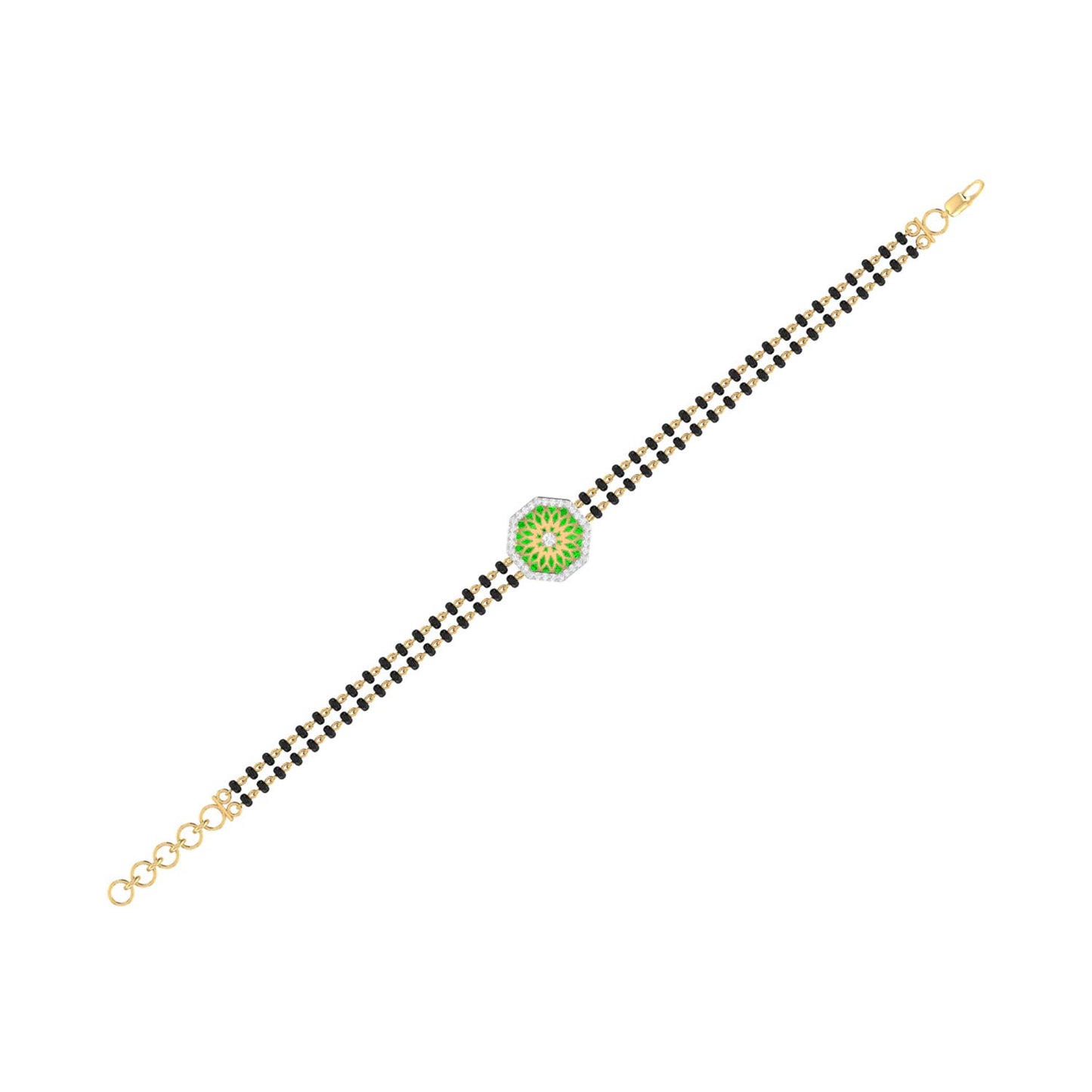 PC Jeweller 18k (750) Yellow Gold and Solitaire Bracelet for Women