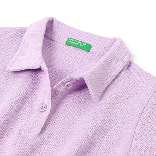 United Colors of Benetton Kidz Cotton Knee-Length Dresses (24A3SPECBP09I054_Purple