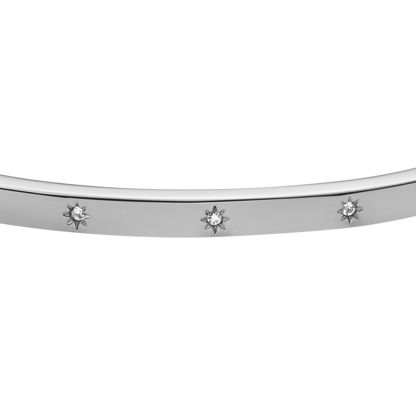 Fossil Girl Sadie Silver Push Button Clasp Bracelet Jf04420040
