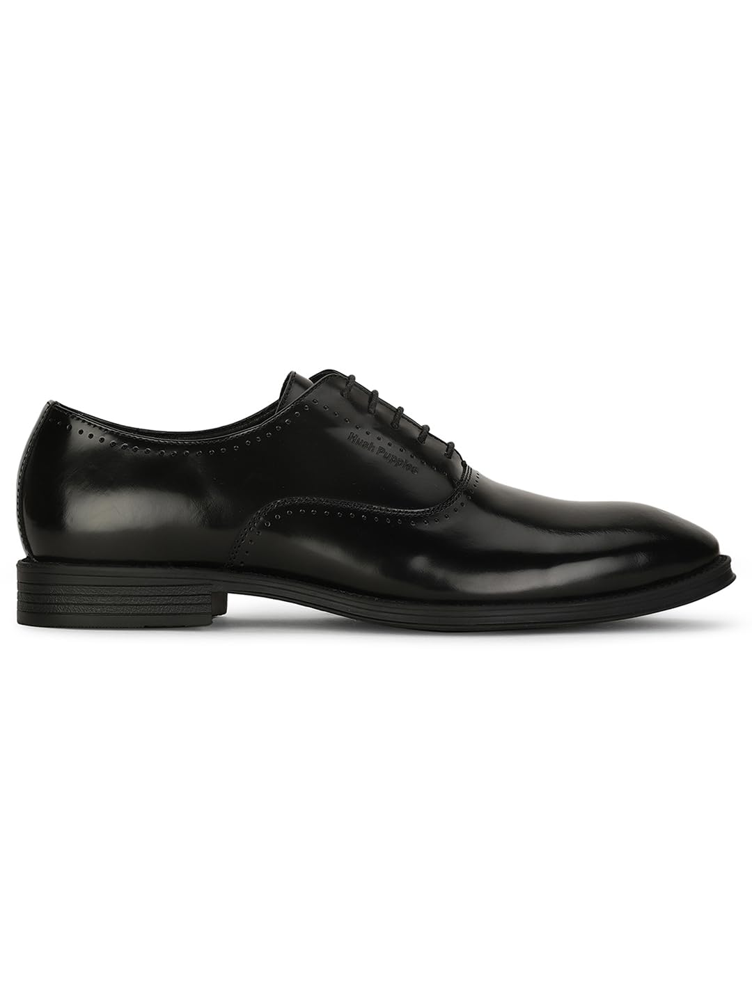 Hush Puppies Mens Edward Oxford E 23 Black Formal Shoes - 8 UK (8386000)