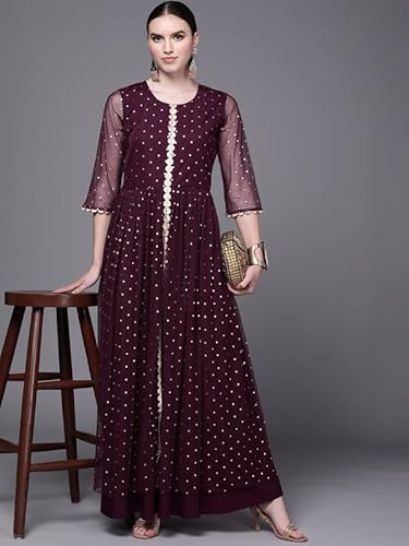 A-Line Maxi Ethnic Dresses