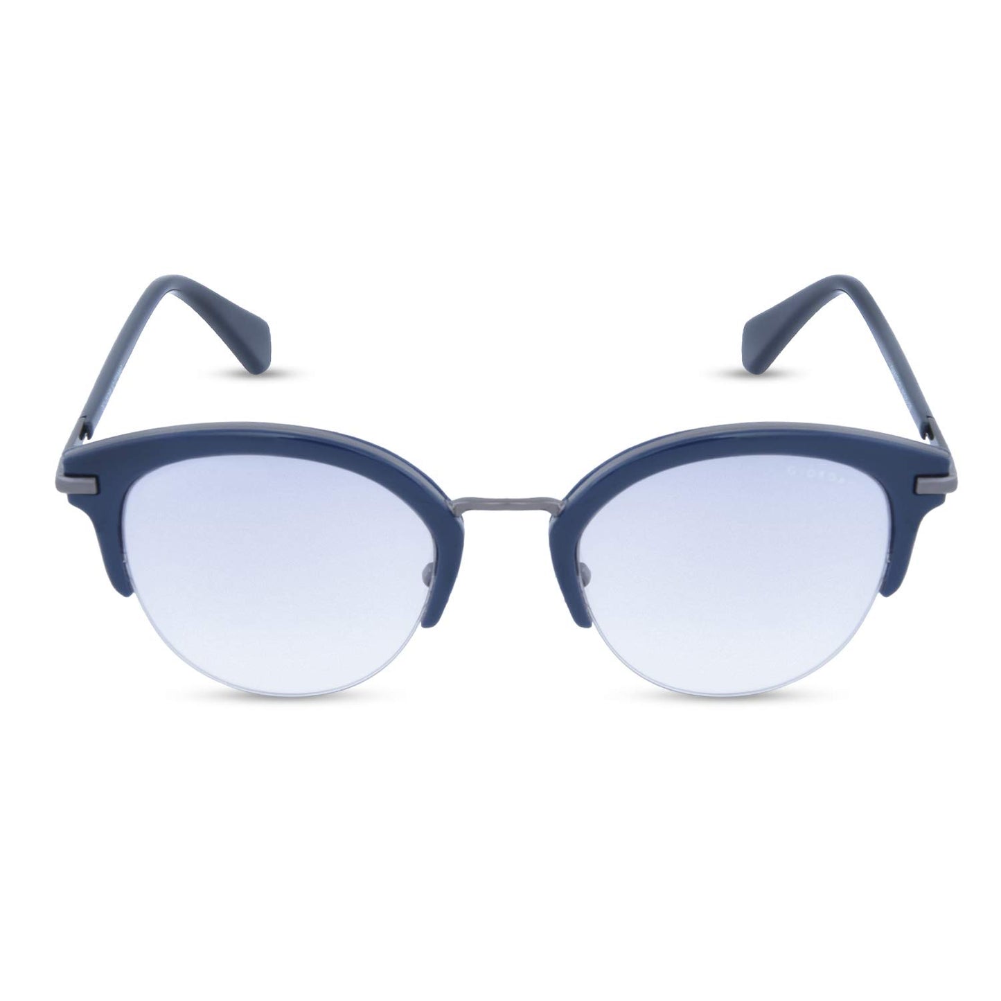 Giordano UV Protected Round women Sunglasses (48 | Sky Blue Lens)