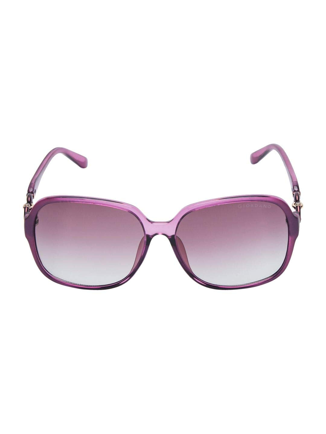 Giordano UV Protected Oversized Women Sunglasses (59 | Purple Lens)