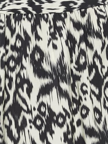 Max Women Printed Top(Black_XXL)