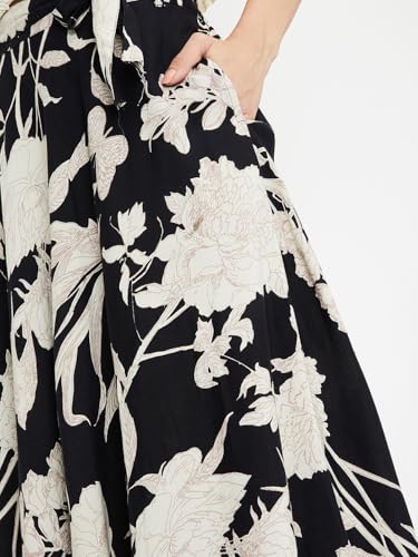 Max Rayon Western Skirt Black