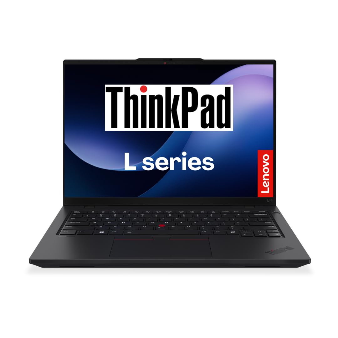 Lenovo ThinkPad L14, Intel Core Ultra 5 225U, 16GB RAM, 512GB SSD, WUXGA IPS 14”(35.56cm), DOS, Black, 1.38Kg, 21S6S00M00, Fingerprint, Backlit, 400 Nits, 3Y Premier Warranty, AI Powered Laptop