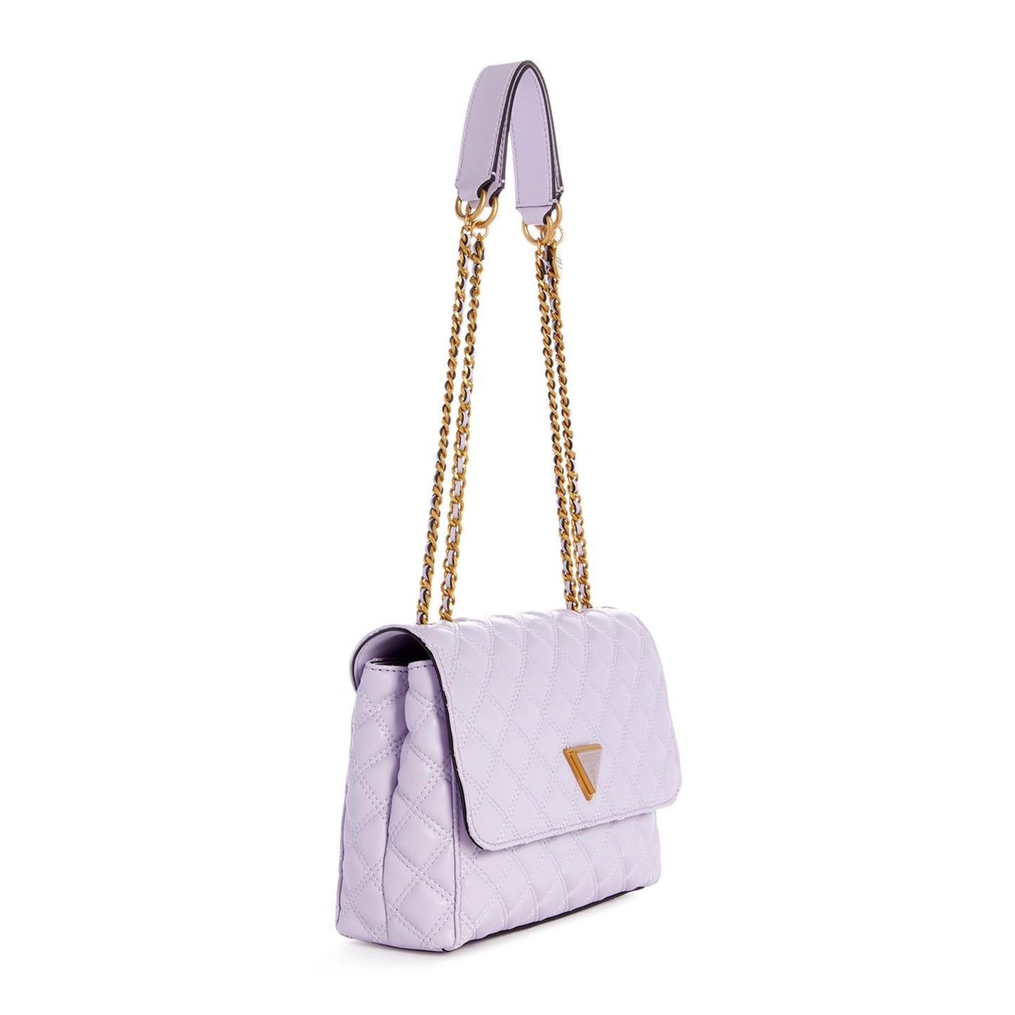 Guess Women's Lavender Quilted Crossbody Bag| Ladies Purse Handbags | Gift For Ladies
