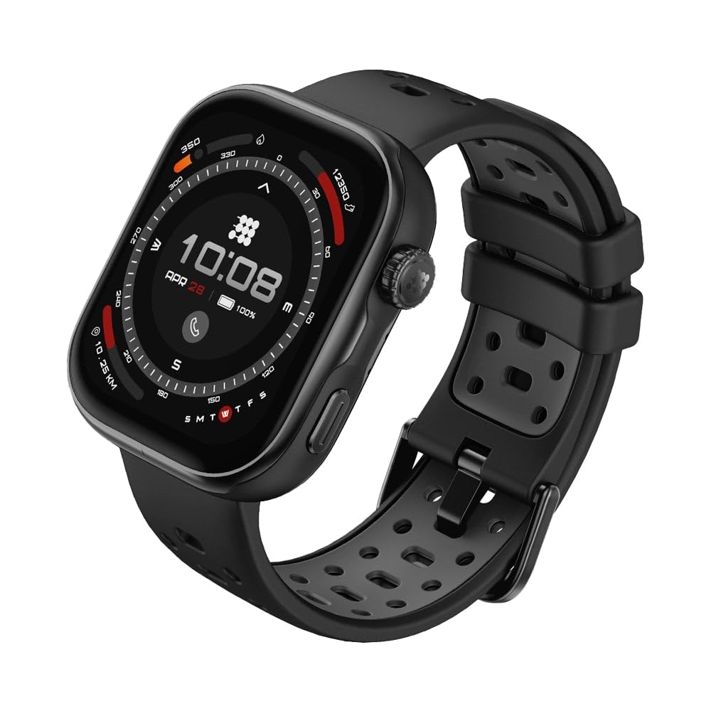 Cubitt Viva Pro 2 Smartwatch, 1.85” AMOLED HD, Built-in GPS, Offline Maps, Barometer, Compass, VITA AI, AI Coach, Readiness & Sleep Scores, 100+ Sports Modes, 5ATM, 10-Day Battery — Obsidian Black