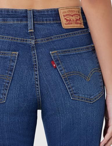 Levi's Women's High Rise 726 Flared Fit Blue Jeans