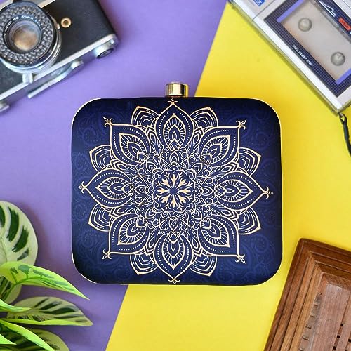 SHOP SWAG Abstract Printed Clutch Bag for Women | Stylish and Modern Design | Perfect for Day and Night Events | Versatile Accessory to Complement Any Outfit | Must-Have Fashion Statement