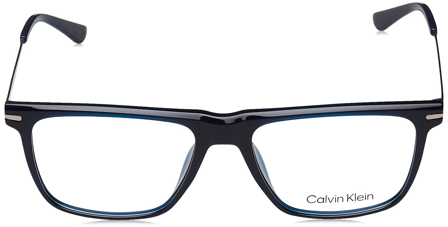 Calvin Klein Unisex CK22502 Sunglasses, 438 Blue, 55, 438 Blue, 55