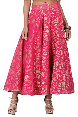 W for Women Full Maxi Skirt (18FES55455-72624_Pink_WM)
