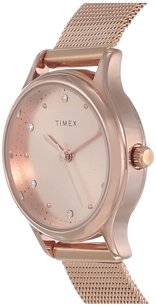 TIMEX Classics Women Rose Gold Round Dial Analog Watch - TW0TL8710