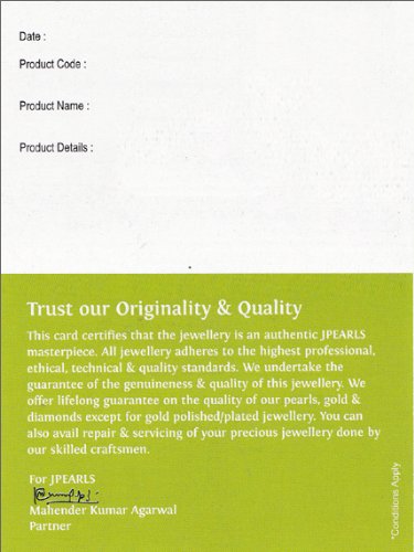 Sri Jagdamba Pearls Dealer 3 String White Pearl Set for Women | Necklace Set for Women and Girls With Certificate of Authenticity