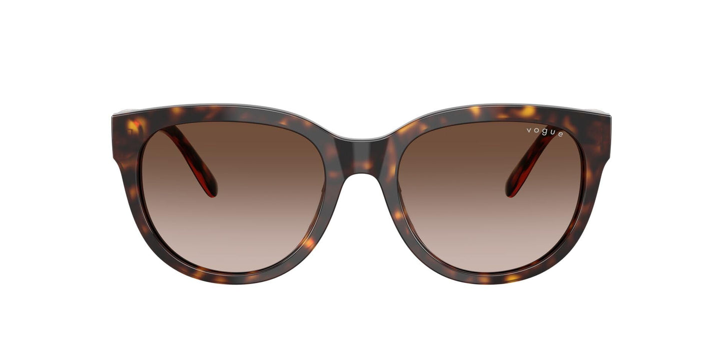 VOGUE EYEWEAR Women Gradient Brown Lens Pillow Sunglasses - 0VO5592SIW6561354
