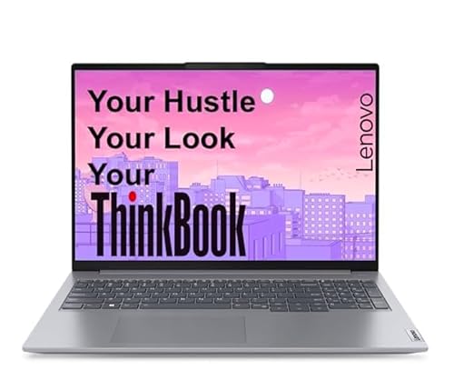Lenovo ThinkBook 16 Intel Core 5 210H 14th Gen (16GB/512GB SSD/Win 11 Home/Fingerprint Reader) 16" WUXGA IPS 300 Nits Antiglare Laptop/Aluminium Top/Arctic Grey/1Y Warranty/1.7Kg, 21SHA05BIG