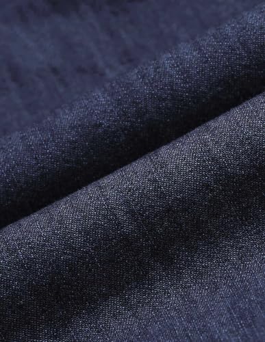 U.S. Polo Assn. Denim Co. Men's Solid Slim Fit Shirt (UDSHT1926_Dark Indigo