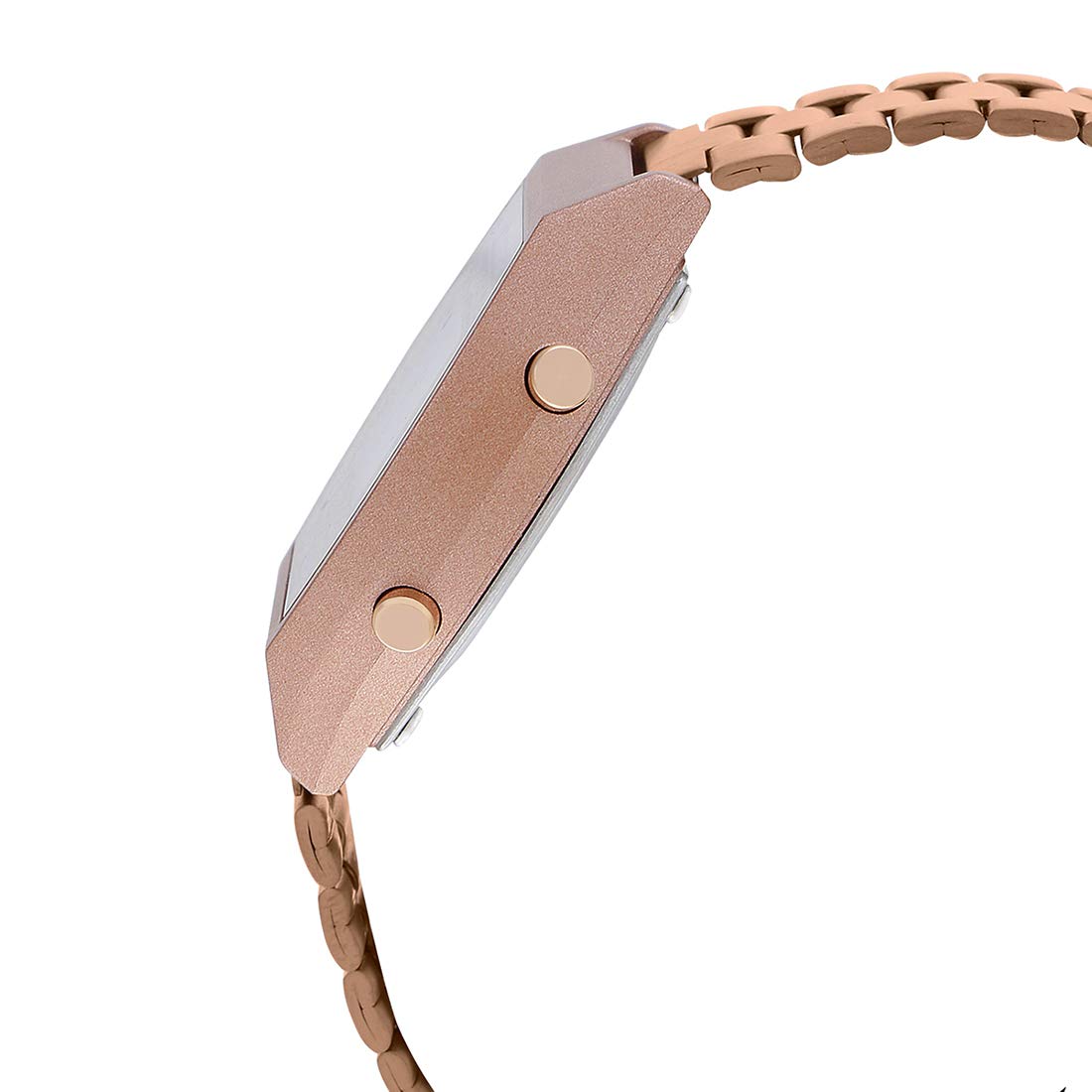 Casio Vintage B640WC-5ADF Digital Rose Gold Dial Unisex Watch Rose Gold Metal Strap (D128)