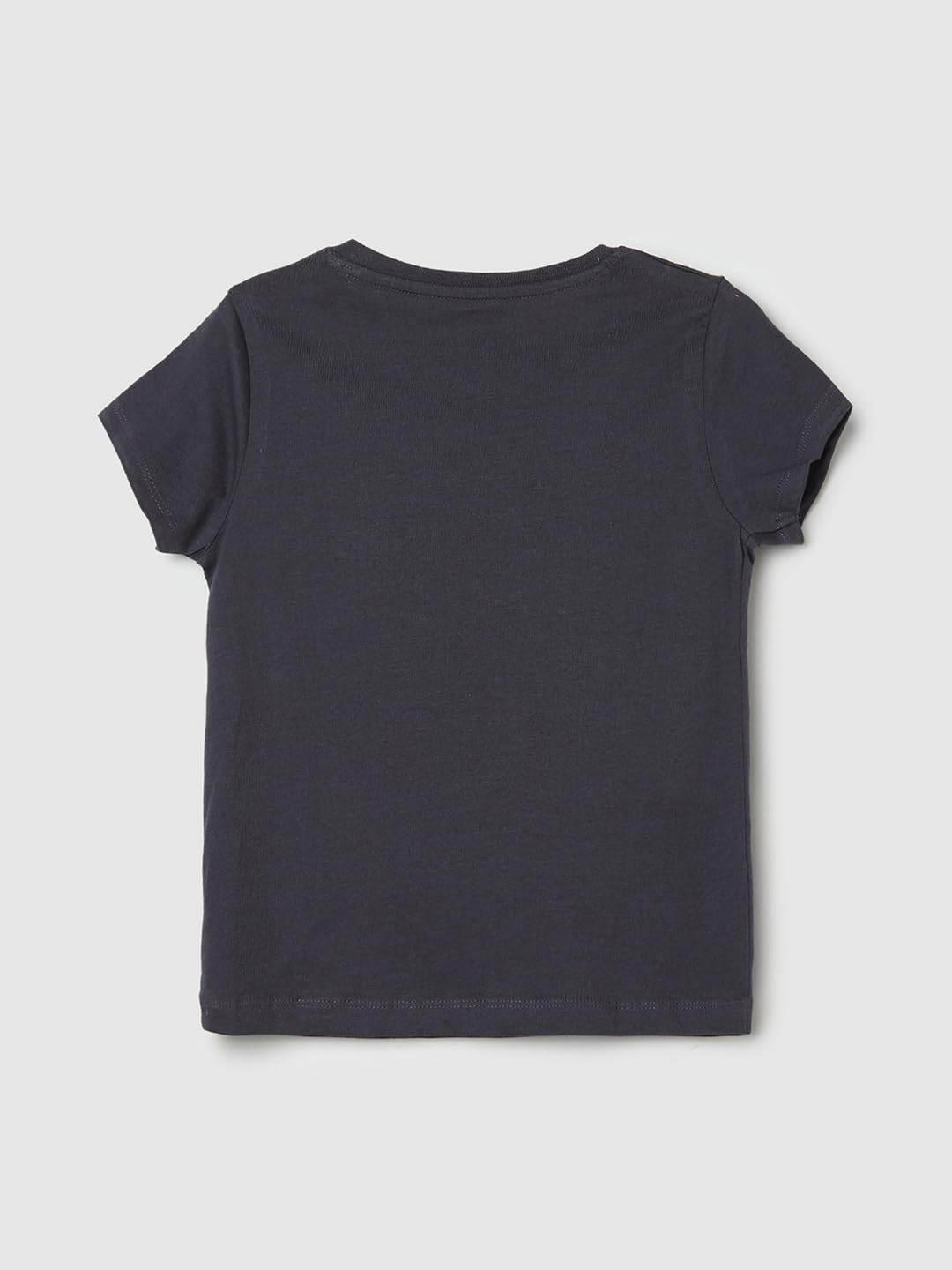 Max Girl's Regular Fit T-Shirt (M24CBT06_Charcoal_2-3Y