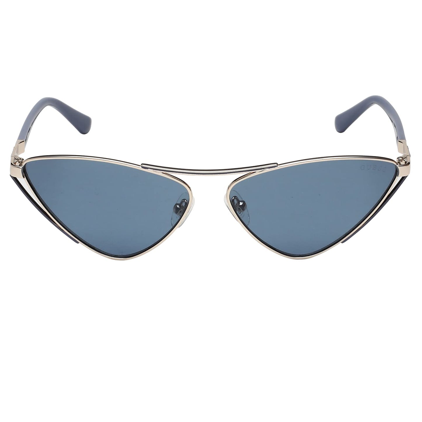 Guess Solid Cat-eye Women Sunglasses - (GU7826 32V 61 S |61| Blue Color Lens)
