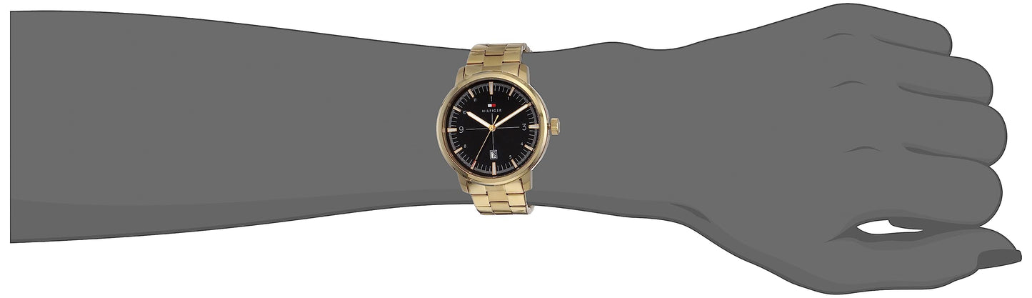 Tommy Hilfigher Black Dial Watch for Women -NCTH1710454W