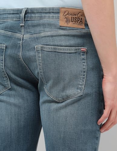 U.S. Polo Assn. Denim Co. Men's Harold Slim Straight Fit Blue Jeans (UDJEN2006_Blue_30)