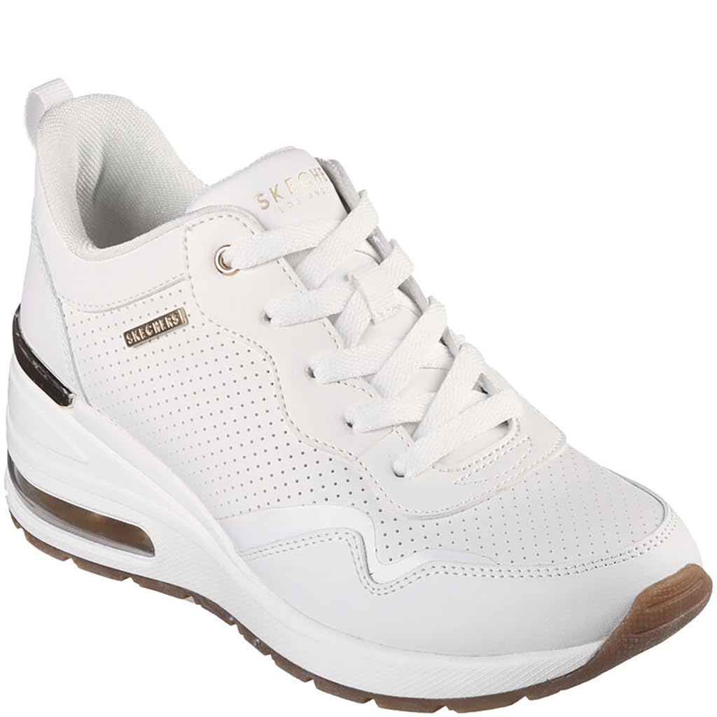 Skechers womens Million Air - Hotter Air, White, 10