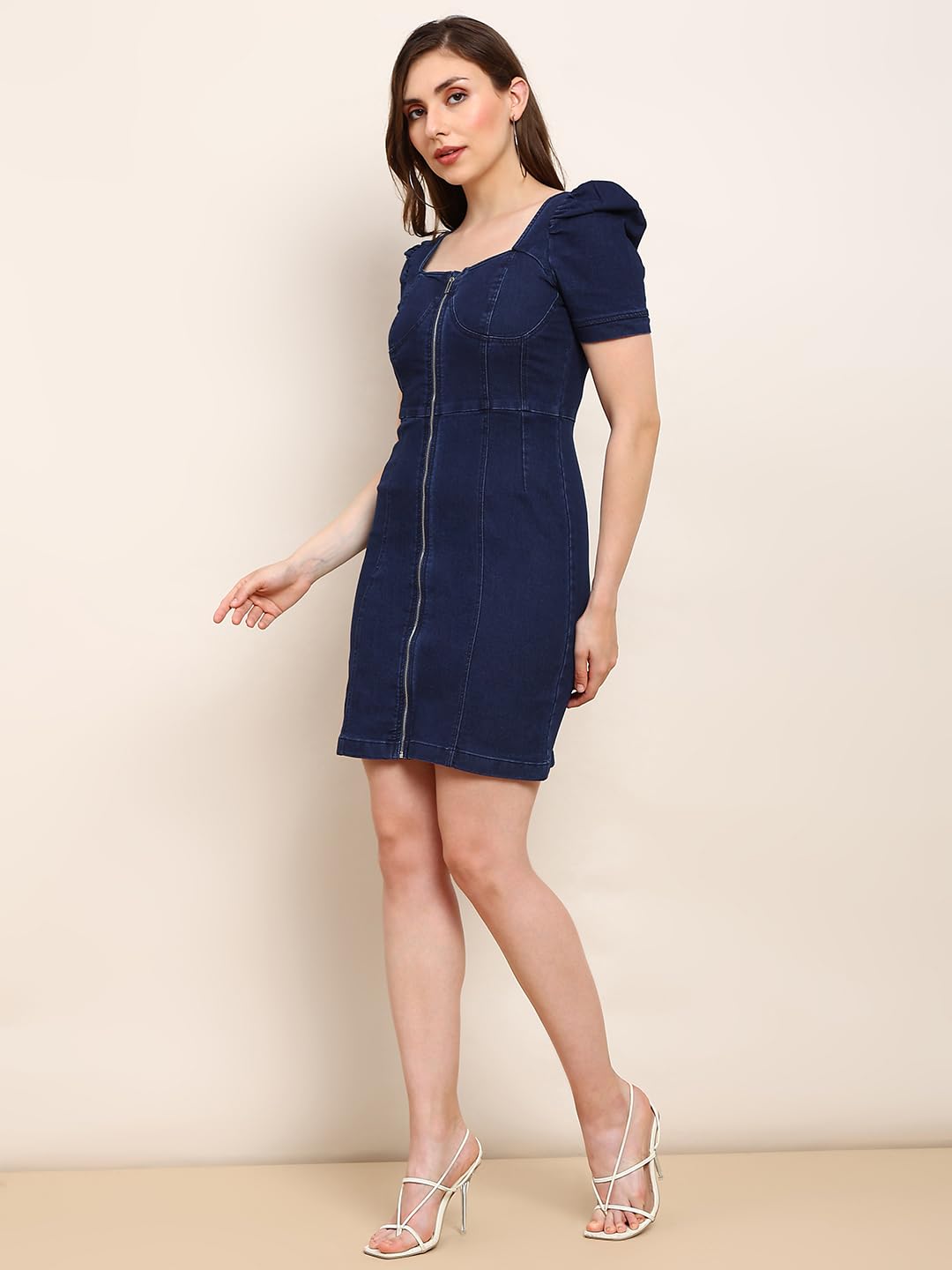 Globus Women Dress (8909389009746_Navy Blue_M)