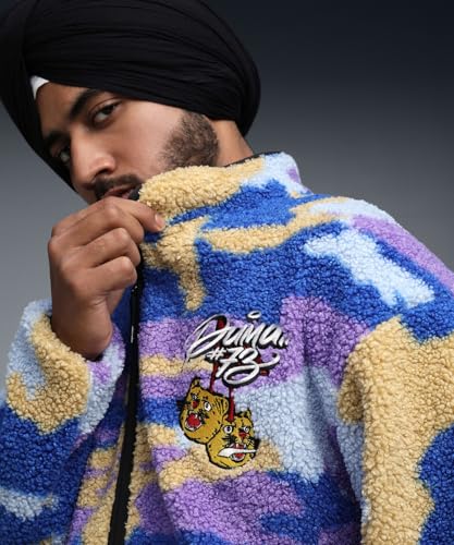 PUMA | Commissioner Dylan Polar Men's Fleece Jacket | Canvas-AOP | XS