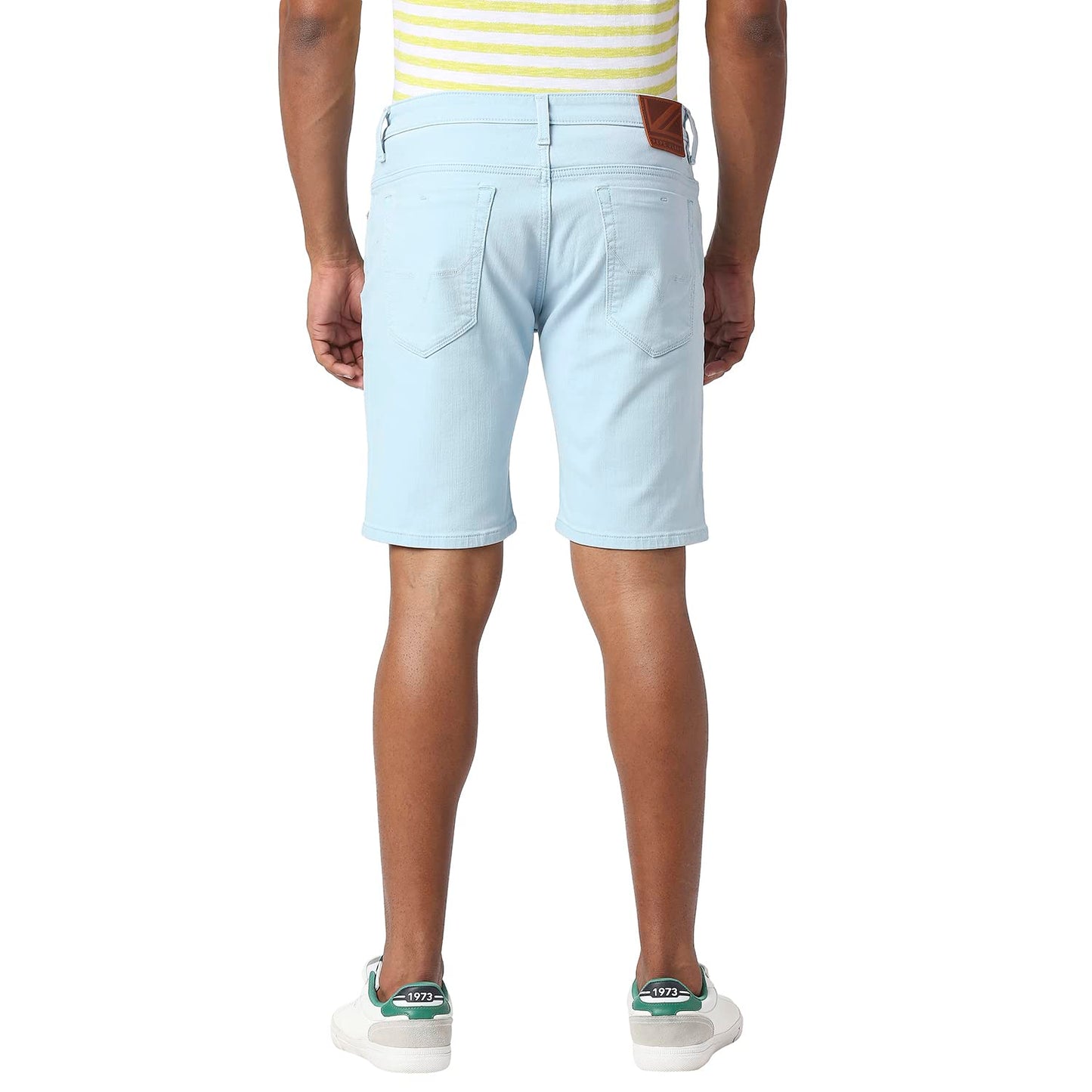 Pepe Jeans Men's Chino Shorts (PM207229P48_Sky Blue