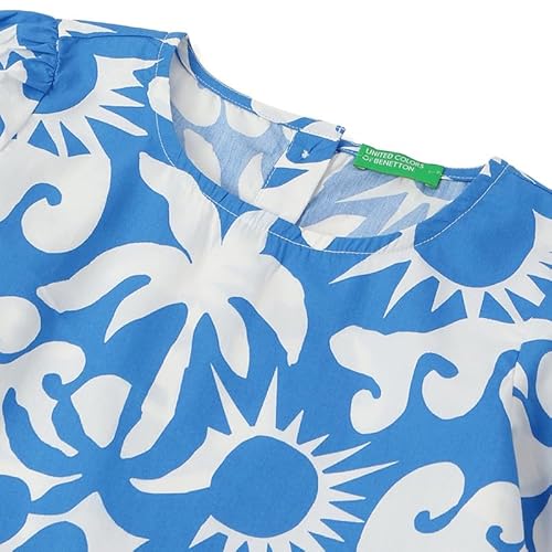 United Colors of Benetton Regular Fit Round Neck Printed Dress