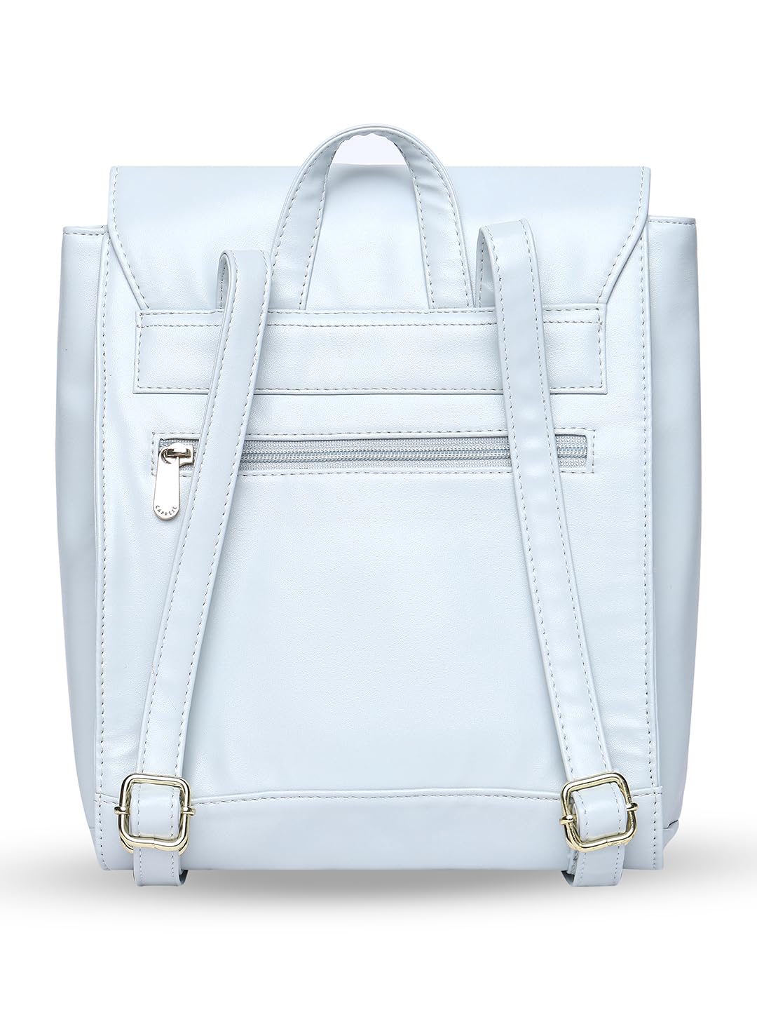 Caprese Merida Backpack Large Sky Blue Printed Women's Bag