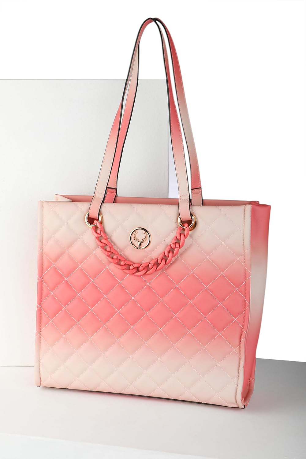 Women Pink Casual Tote Bag