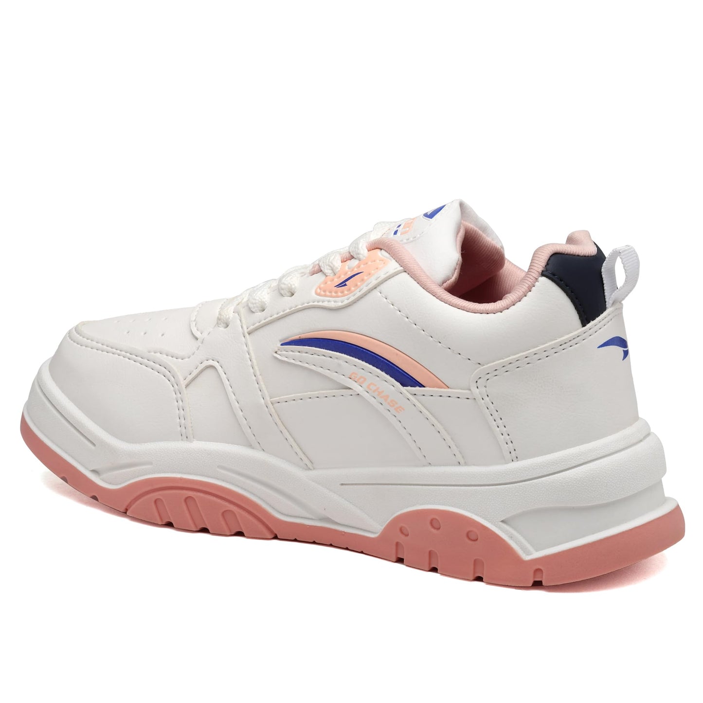 ASIAN Women NANCY-01 Sneakers and Casual wear Shoes with Laces, Lightweight and Comfortable Shoes for Parties, as Well as Gym and Sports for Women & Girls with Stylish Design (WTBABYPINK) -UK 8