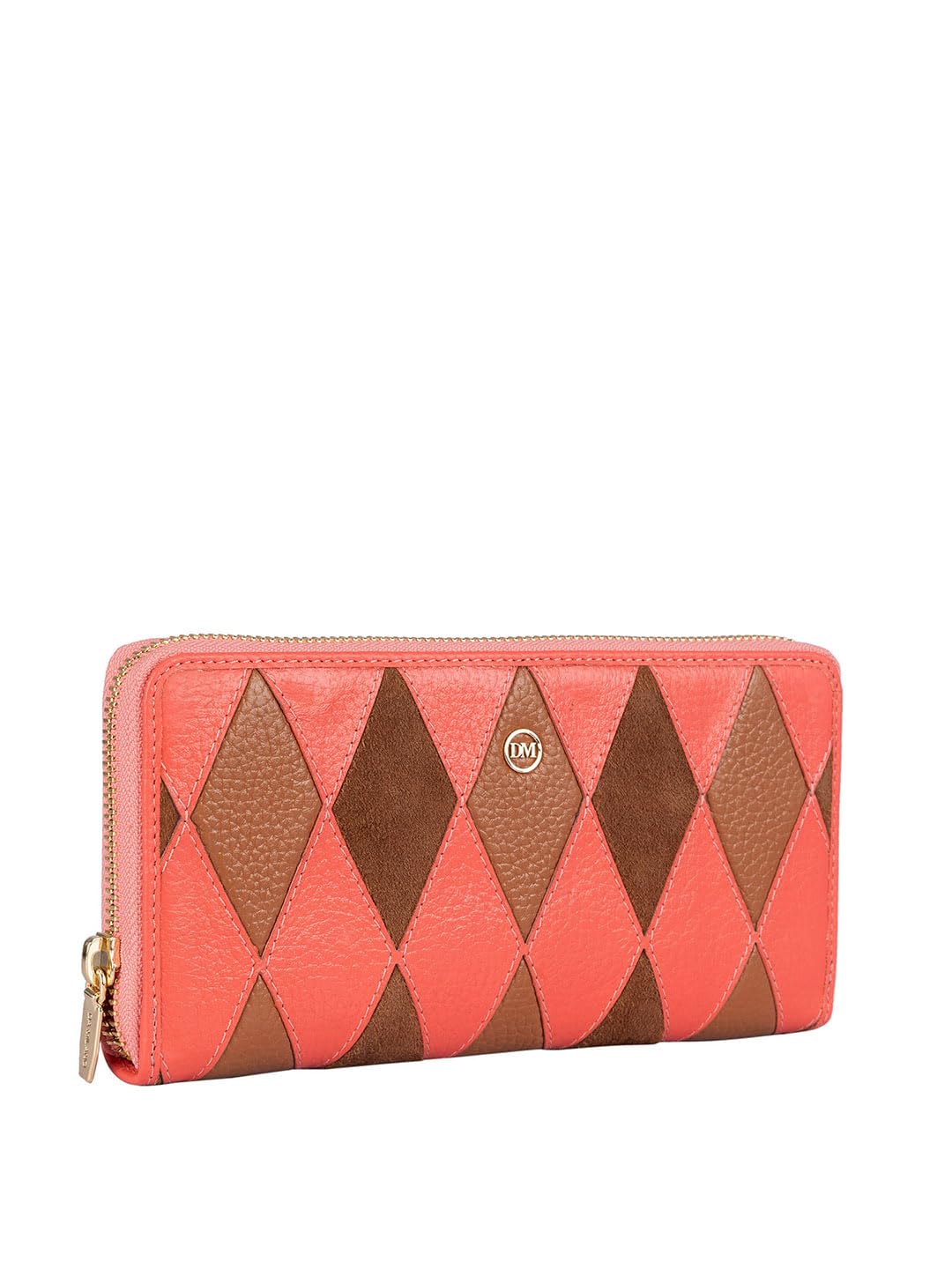 Da Milano Genuine Leather Red Ladies Wallet (10168)