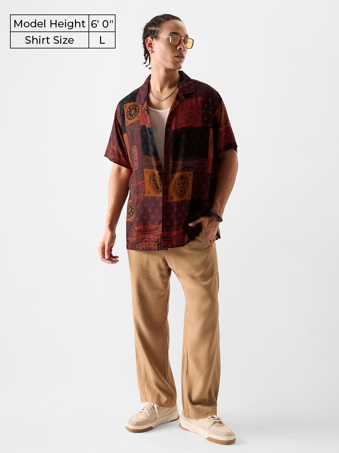 The Souled Store Official Iron Man: Pattern Men and Boys Relaxed fit Graphic Half Sleeve Rayon Multicolored Summer Shirts Shirt For Men Casual Half Sleeves Regular Fit Printed Stylish Latest Cotton Pa