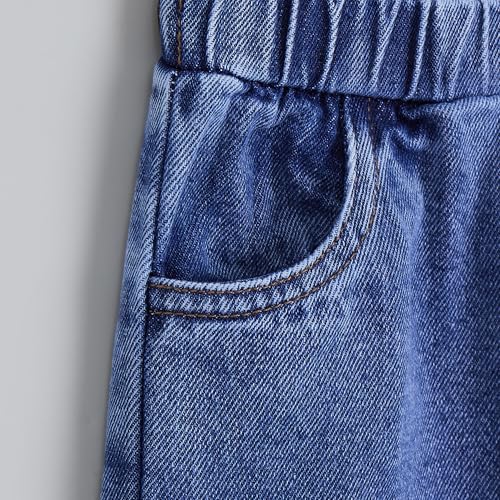 Hopscotch Girls Blue Bow Applique Denim Jeans (3-4 Years)