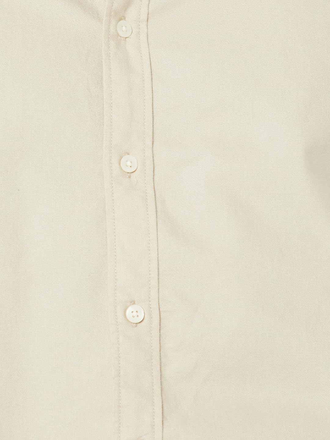Max Men Soft Touch Regular Fit Oxford Shirt (Beige_M)