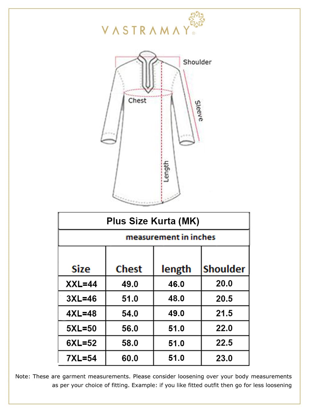 Vastramay Plus Men's Maroon Silk Blend Kurta - 7XL_VPLUSMK047MA_54