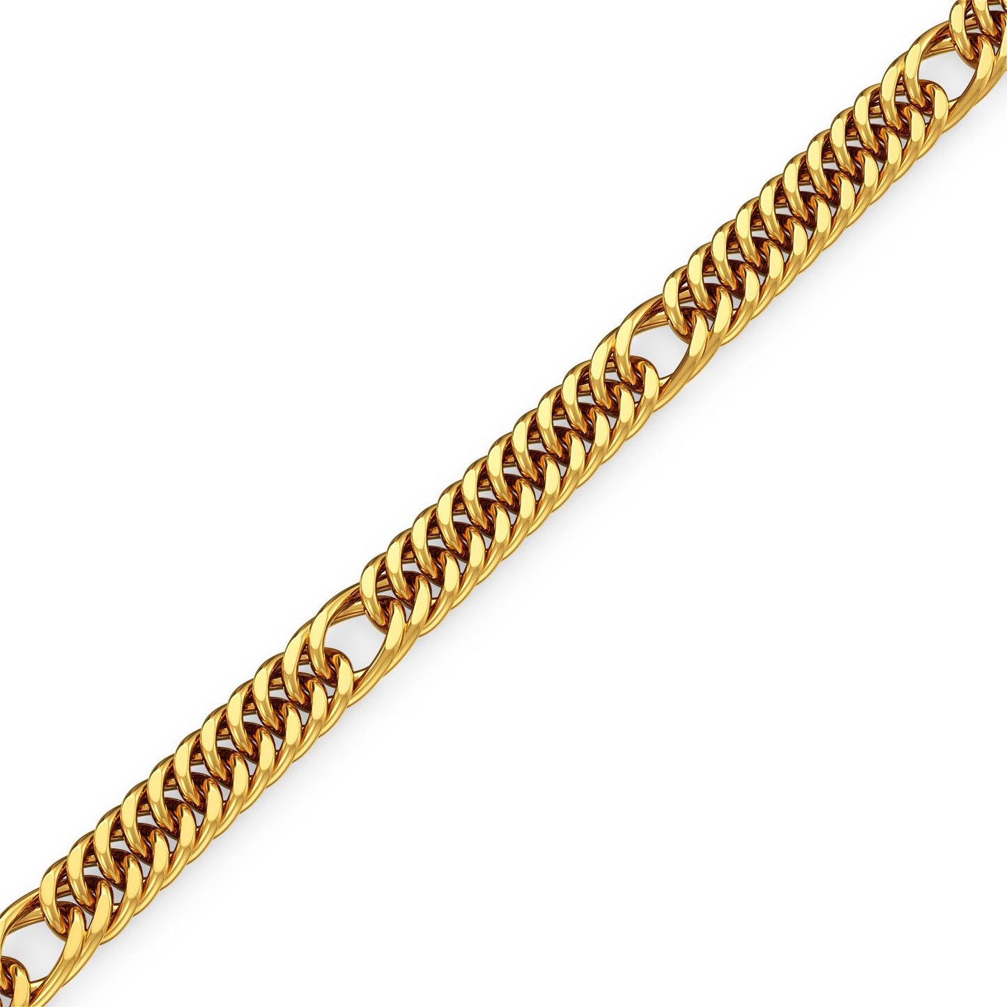 Joyalukkas 22k (916) Purity BIS Certified Captivation Gold Bracelets For Men