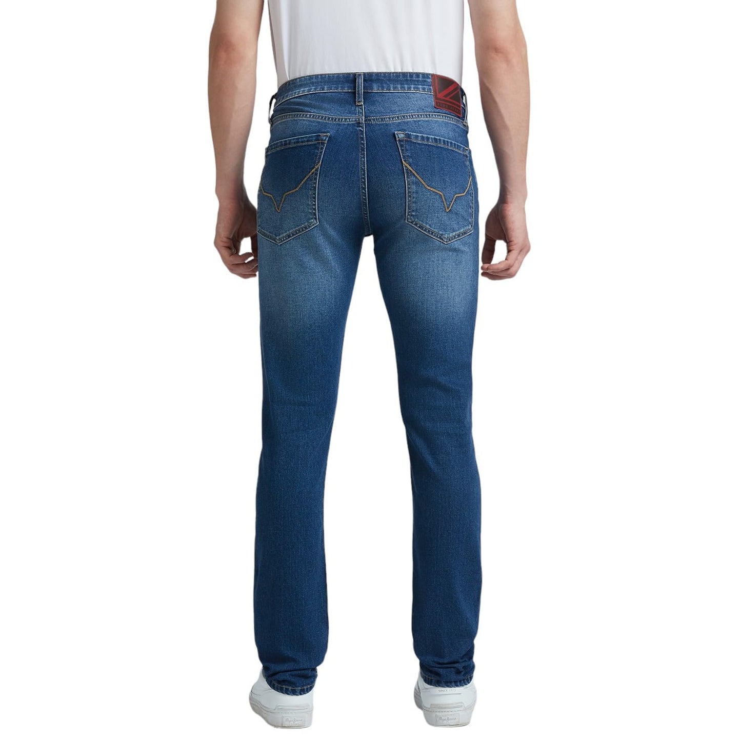 Pepe Jeans Men's Mid Rise Slim Fit Jeans