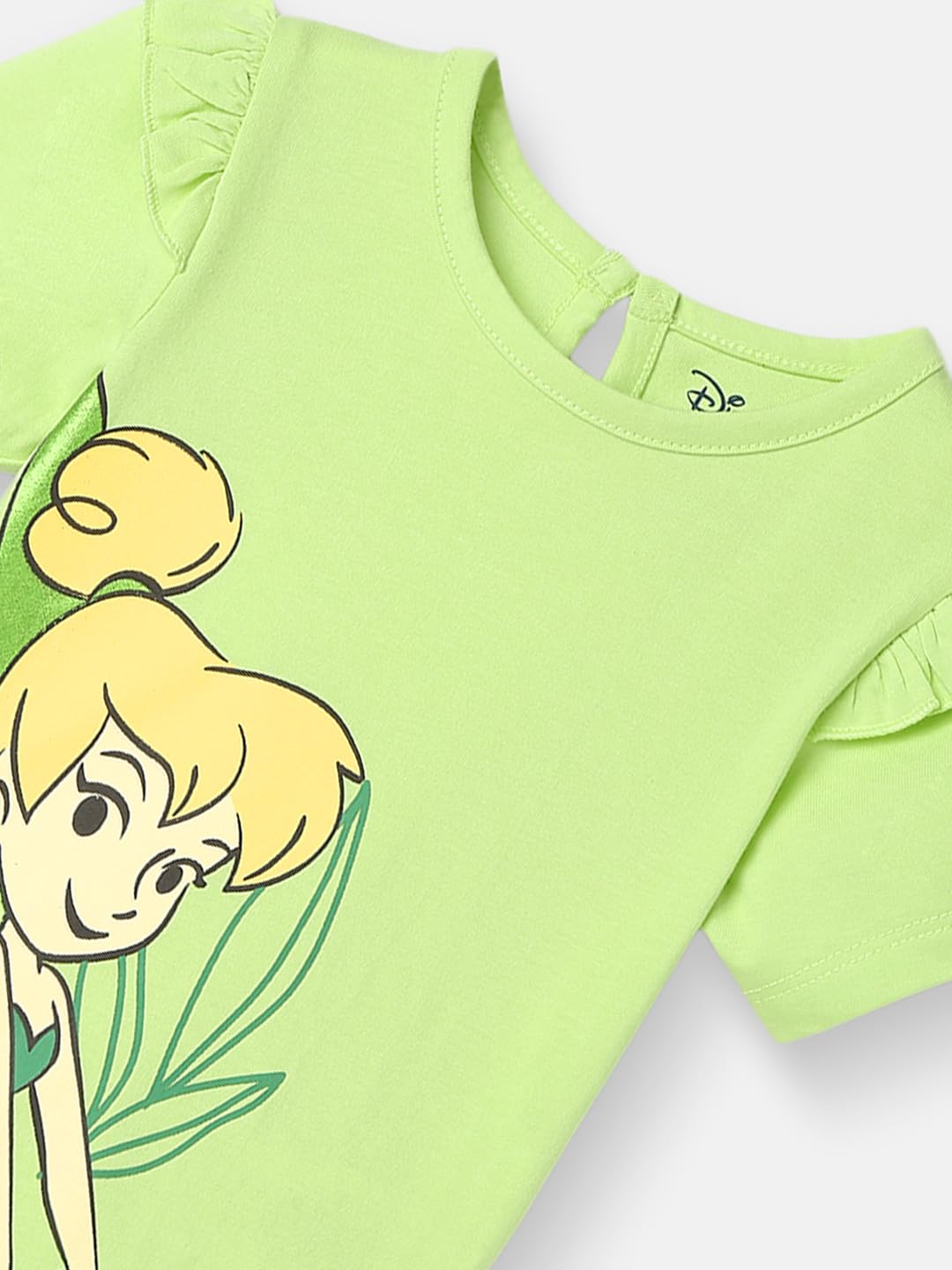 nauti nati Girl's Placement Print Regular Fit T-Shirt