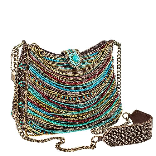 Mary Frances Sway with Me Beaded Shoulder Handbag, Multicoloured