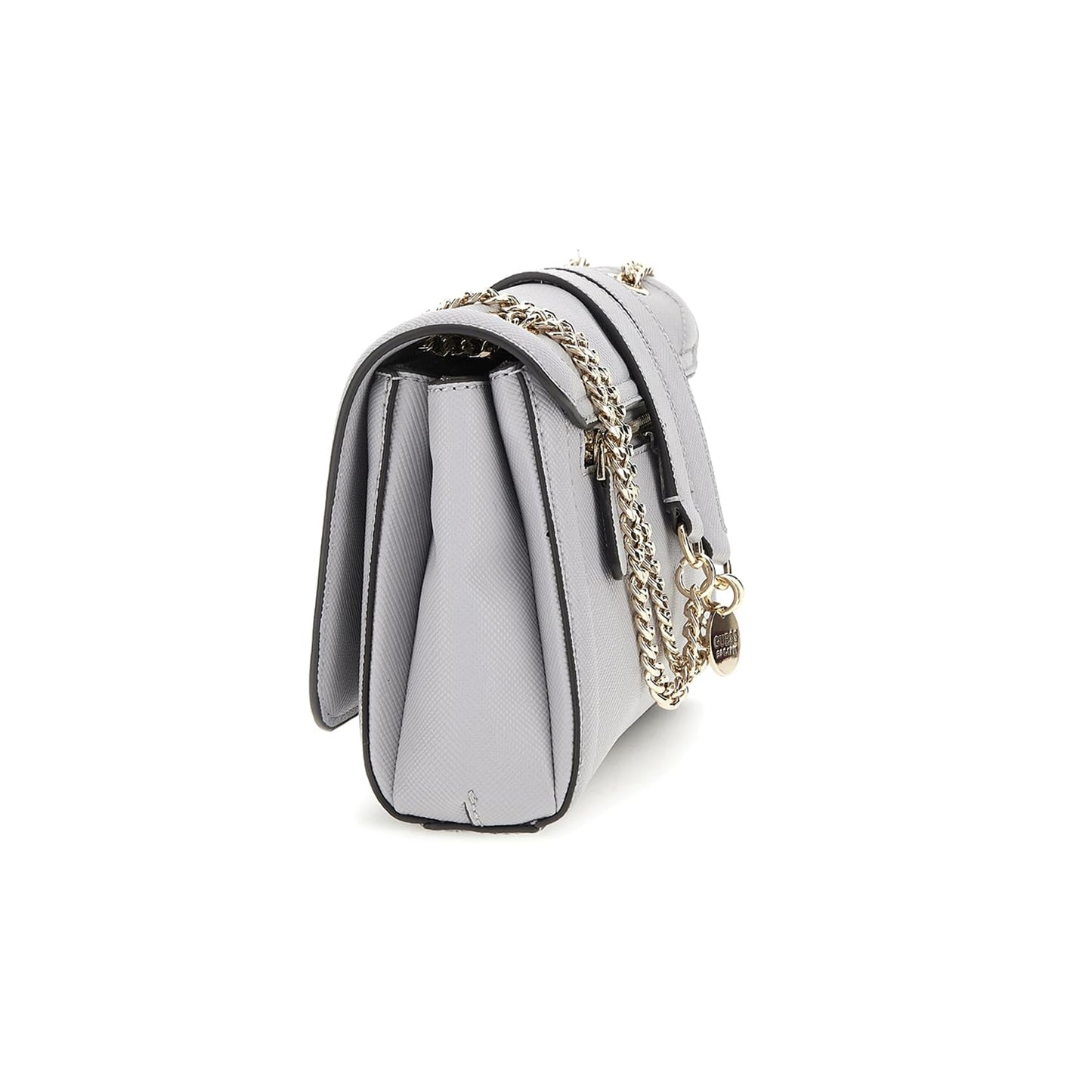 GUESS Women's Grey Solid Crossbody Bag| Ladies Purse Handbags | Gift For Ladies