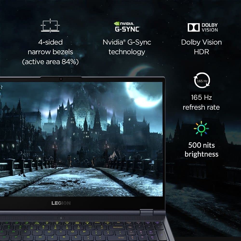 Lenovo Legion 7 Intel Core i9-12900HX 16" (40.64cm) QHD IPS 165Hz 500Nits Gaming Laptop (32GB/1TB SSD/Win 11/Office 2021/NVIDIA RTX 3080Ti 16GB/Alexa/3 Month Game Pass/Storm Grey/2.53Kg), 82TD009KIN