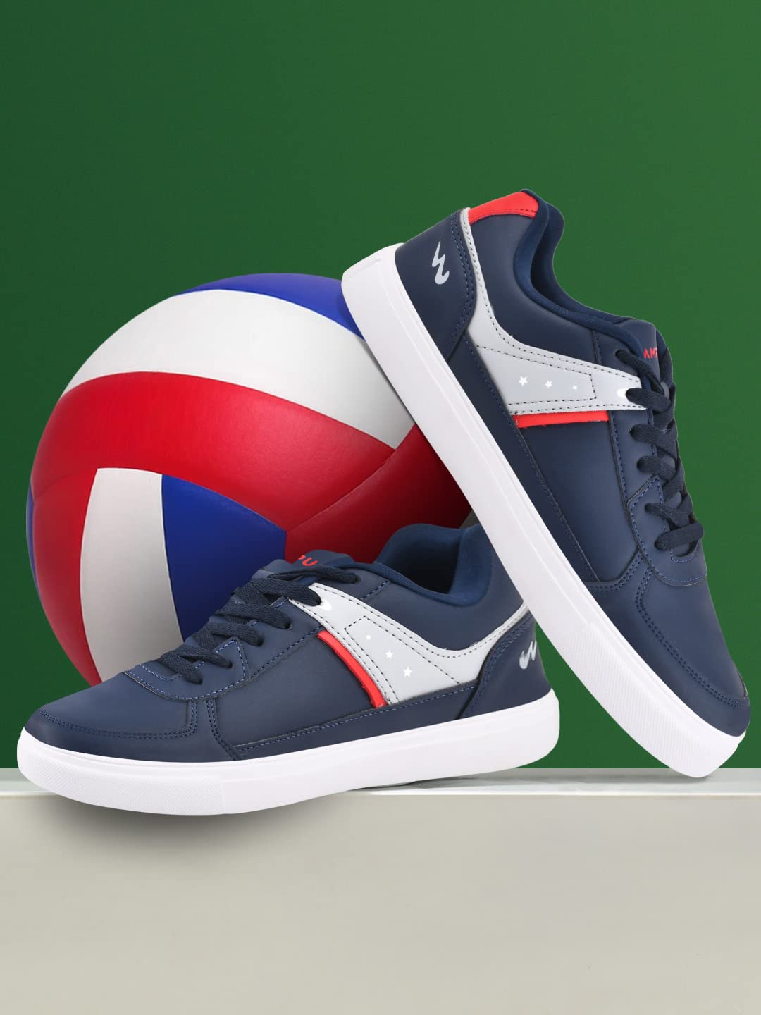 Campus Men's OG-02 BLU/L.Gry Sneakers - 9UK/India OG-02