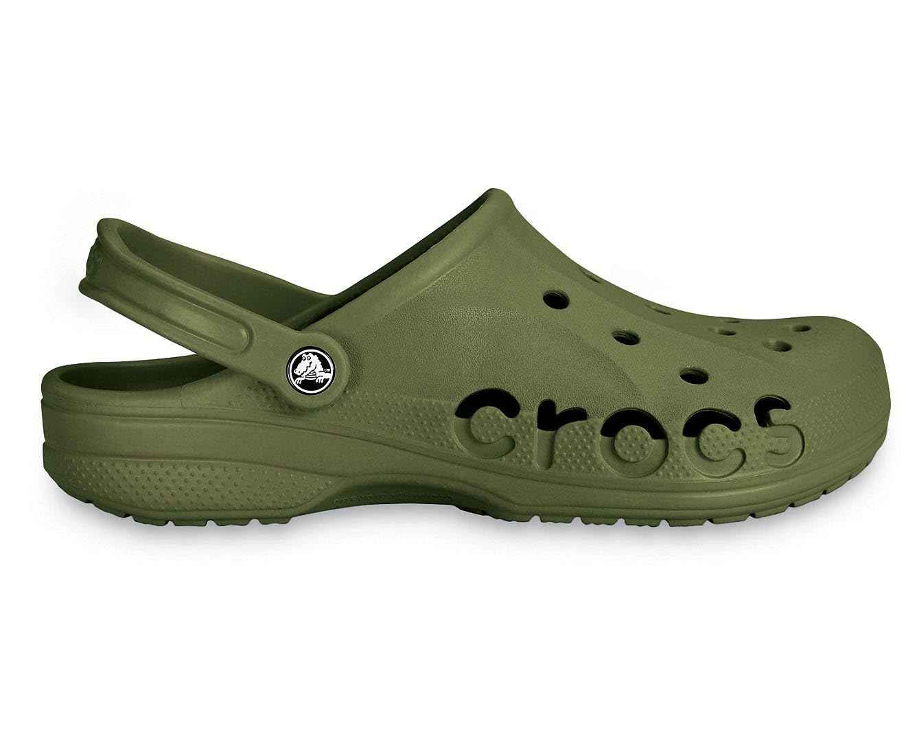 crocs Unisex-Adult Baya Army Green Clog - 7 UK Men/ 8 UK Women (M8W10) (10126-309)