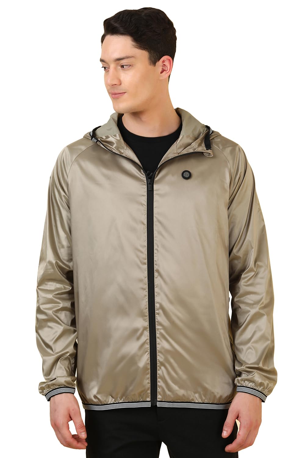 Allen Solly Men's A-Line Coat (ASJKLJBOF734329_Brown