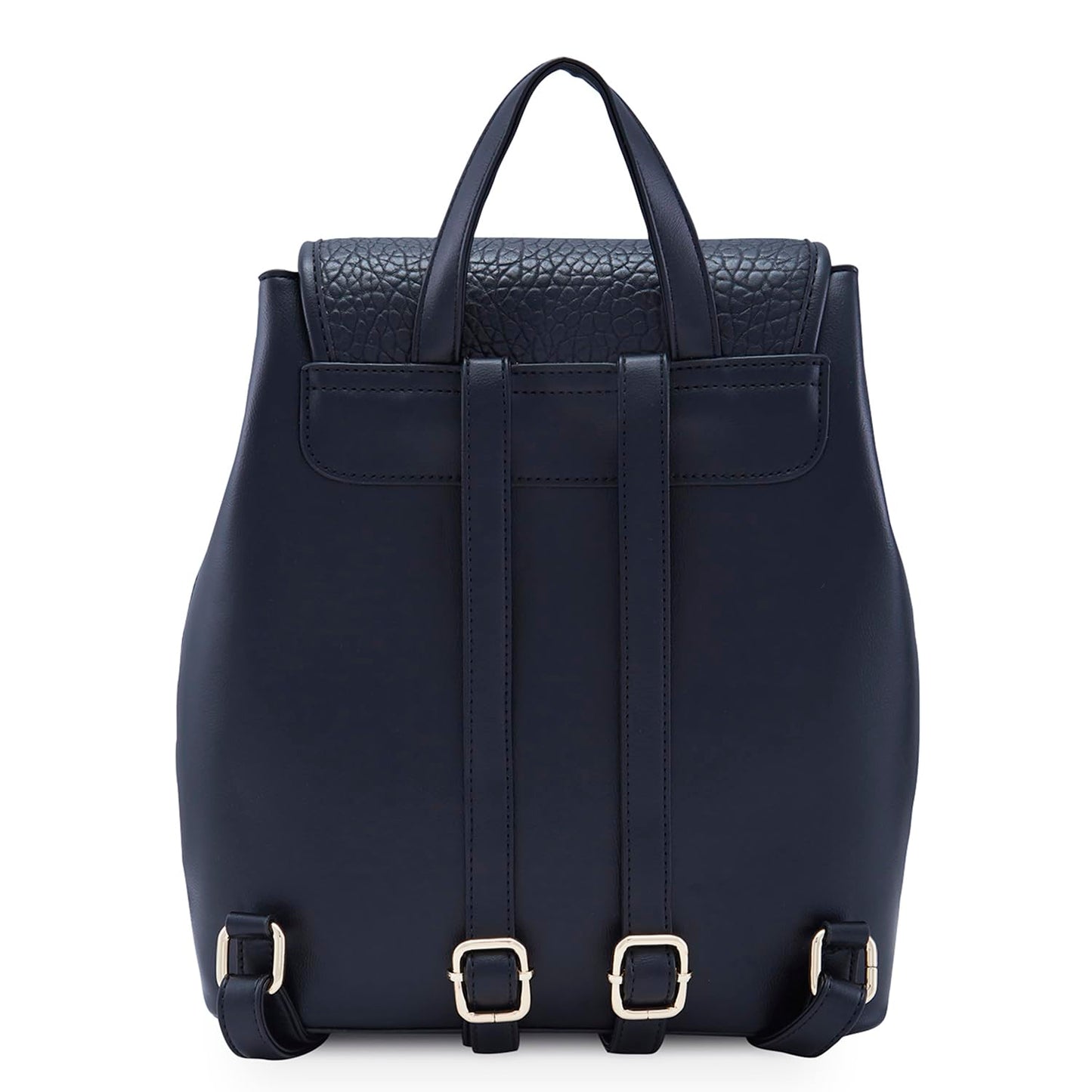 Caprese Skylar Casual Backpack, Medium | Fashion Backpack for Women with Adjustable Shoulder Strap, Magnetic Snap & Secure Zip Closure | for Everyday Outings, College and Travel (Black)